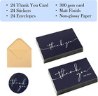 24 Pcs Thank You Cards With Envelopes thank You Card 4x6 Inch Minimalistic Desig