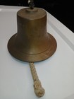 Usn Bronze Brass Ship s Bell Maritime With Ringer - Nautical D  cor Navy Military