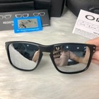 Nwb Oakley Holbrook Sunglasses Prizm Silver Mirror Polarized Lenses black Frame