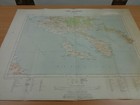 Ww1 Era British Map Of  mount Athos   the Balkans  Important Private Collection