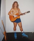 Vintage 1980s David Lee Roth Color Photo  Candid 80s Home Photo  Unverified