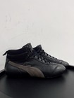 Vintage Puma X Jil Sander Speedcat Black Leather Hi Top Boxing Shoes Trainer Y2k