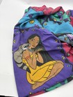 Vtg Disney 90s Pocahontas Sheet Set Twin Fitted Flat Rare Patchwork Multi Color