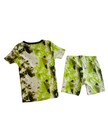 Member s Mark Boys Size 6 Cotton 2-piece Tie-dye Dinosaur Pajama Set