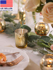 12pcs Assorsted Gold Votive Candle Holders  Gold Wedding Table Decorations For H