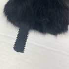 Vintage Fox Fur Collar 26    Black Winter Warm Classy Dressy Mod Super Soft Swanky