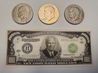 Rare Eisenhower Silver Dollar Lot    10 000 Novelty Bank Note