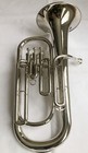 Baritone Horn Outfit B Flat Bb Key Nickel Plated 3 Piston Case Mouthpiece Funion