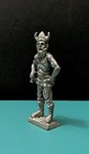 Pewter Norse Viking Warrior Horn Bearer Helm Fur Boots Diorama Mini Figurine Rpg