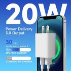 Iphone 16 15 13 12 11  20w Fast Charger Block Usb Type C Wall Power Adapter Lot
