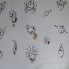 Spaulding   Rogers Tattoo Flash Sheet Hearts   Dagger Designs 264t