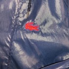Y2k Vintage Lacoste Windbreaker Jacket Youth L Blue Red Nylon 1 4 Zip Streetwear