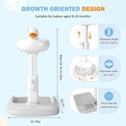 Baby Bath Stand  Foldable   Adjustable Infant Bath Seat Shower Standing Support