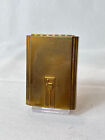 Vtg Max Factor Hollywood Society Compact Triple Vanity Mirrored Powder Box Usa