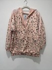 Adidas Originals Floral Hooded Windbreaker Jacket Pink Multicolor M