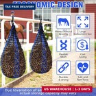 2 Pcs Slow Feed Hay Bag 36 Inch Ultra Slow Hay Feeders 1 5 X 1 5 Inch Holes Hay