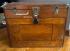 Vtg  H  Gerstner   Sons Wooden Machinist   Tool Chest   Box W-42 W key   Book