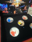 2014- 999 Fine Silver Plated- Star Trek Original Series Collector Set-with Cert 
