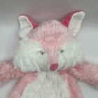 Baby Ganz Pink Finley Fox Flat A Pat Plush Baby Toy Security Blanket Lovey 