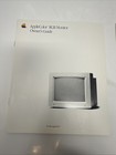 1991 Applecolor High Resolution Rgb Monitor Owner   s Guide - W original Paperwork