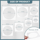 14 Pc Circle Painting Stencils Set Large Template For Wood Wall Fabric Art