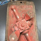 Vintage Foundry Mould Form Industrial Pattern Lamp Post Section Sand Casting