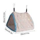 Winter Warm Bird Plush Nest House Parrot Hanging Hammock Shed Hut Finch Cage