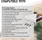 957175 Clam Shell Vent 7-3 8 X 6-5 8  Compatible With Sea Ray Boat -medium Clam
