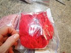 Vintage Nos Mixed Lot Of Lace trim - 25 Yards - Red Pink Gold Ivory