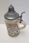 Very Rare  Stamped Souvenir Antique 1911 German 0 5l Beer Stein  boat Ride   