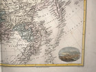 Siberia Russia 1860 Smith Large Antique Map 19th Century