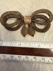 Antique Victorian Hairwork Mourning Brooch