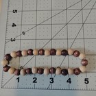 Anklet Natural Wood Bead Bracelet Stretch Bead 10 Inch Spring Break Beachwear