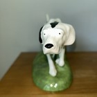 Read Vintage 11 x5 5  Black White Pointer Hunting Dog Porcelain Figurine Statue