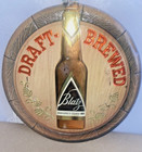 Rare Early Blatz Beer Wall Display Draft Brewed Vintage Advertising
