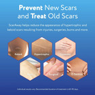 Scaraway Medical-grade Silicone Scar Gel Water Resistant 0 35oz 10g Exp 08 2027