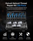 Kolvoii Helicoil Thread Repair Kit 156-piece Sae Heli Coil Repair K    Fast Ship