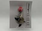 Chickenscratch Balancing Act Seal Pin Brooch Lisa Scott Cylinder Art Jewelry