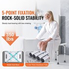 Shower Chair Bath Stool Seat Padded Height Adjustable Bathtub Shower Seat 350lb
