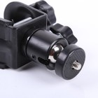 Black Photo Studio U Clamp W  Ball Head Bracket For Camera flash lighting Stand