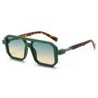 New Square Pilot Sunglasses Women Men Retro Shades Brand Female Luxury Sun Glass