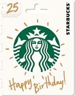 Birthday Gift Card  25 Value Card For Treating Friends