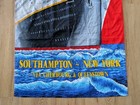 Vintage Hilasal Titanic South Hampton-new York Beach Towel 100  Cotton Nwot