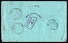 1916 Argentina Registered Cover To Switzerland     Bank Of Italy Transit Mark