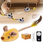 Remote Control Mouse Toy 2025 New Cat Toys Mice Electronic Interactive Moving