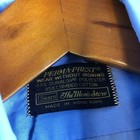 Sears Perma Prest Shirt Mens 15 5 33 Large Blue Dress Oxford True Vintage 80s