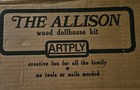 Dollhouse 1983 Artply The Allison Wood  Kit Model 77 Nib Never Opened 