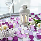 200pcs Purple White Rose Petals For Wedding Lavender Purple Silk Petals Wedding