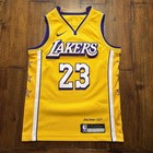 Los Angeles Lakers Jersey Boys Small Lore Series Basketball Nike Lebron James 23