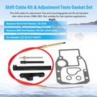 987661 Lower Shift Cable Kit   Adjustment Tools Gasket Set For Omc Cobra 86-93
